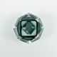 Diamond-Shaped Murano Glass Catchall by F. Poli for Seguso, Italy, 1970s
