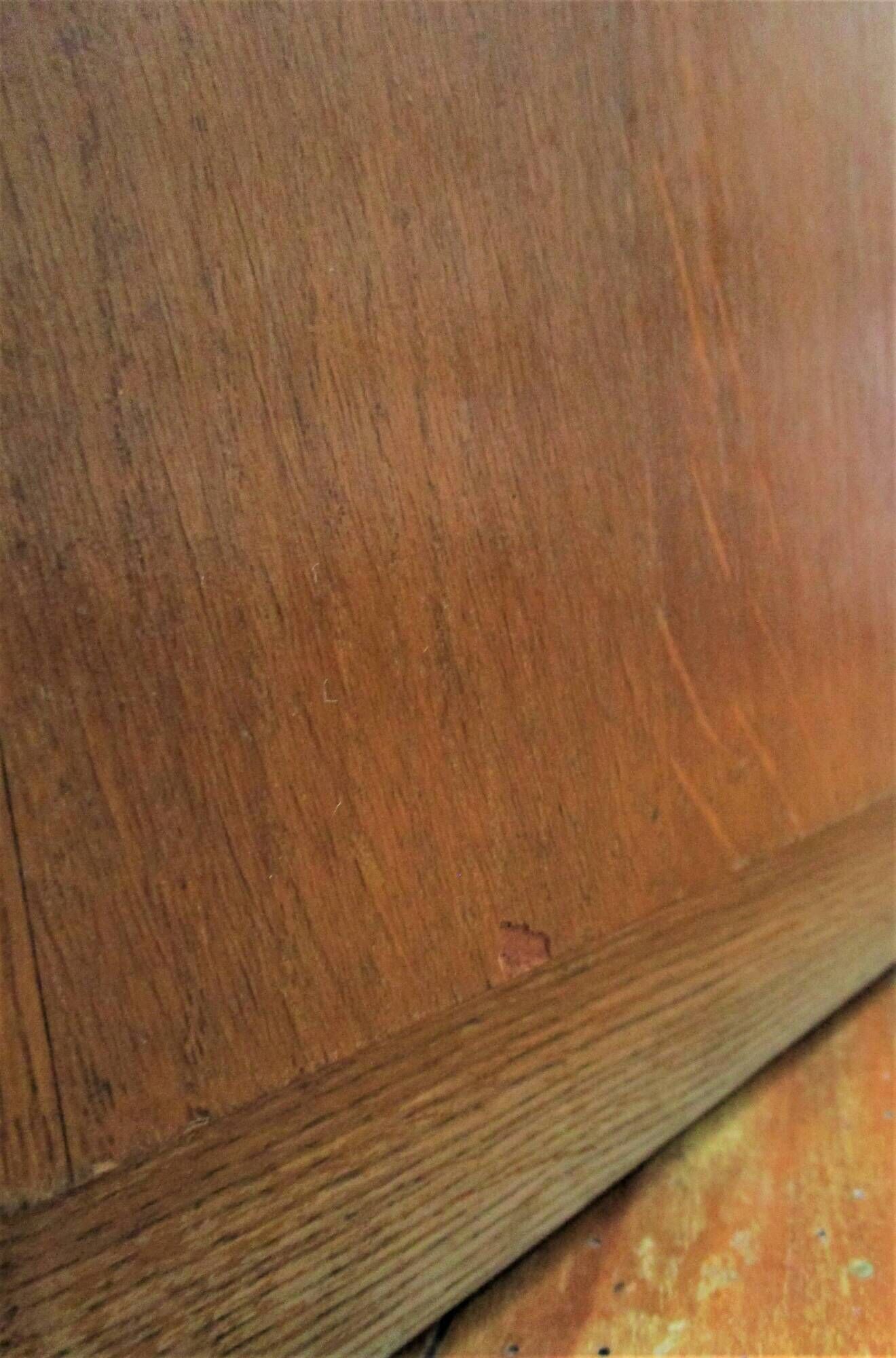 Side table, bedside table, vintage wooden shelf from the 1960s.