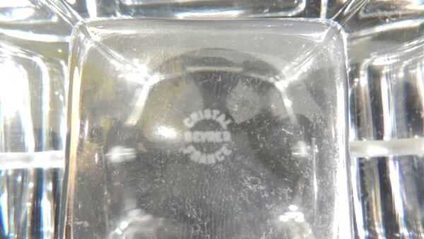 Seau à glaçons en cristal de Sèvres signé