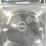 Crystal ice bucket from Sèvres, signed, vintage French design, ice bucket.