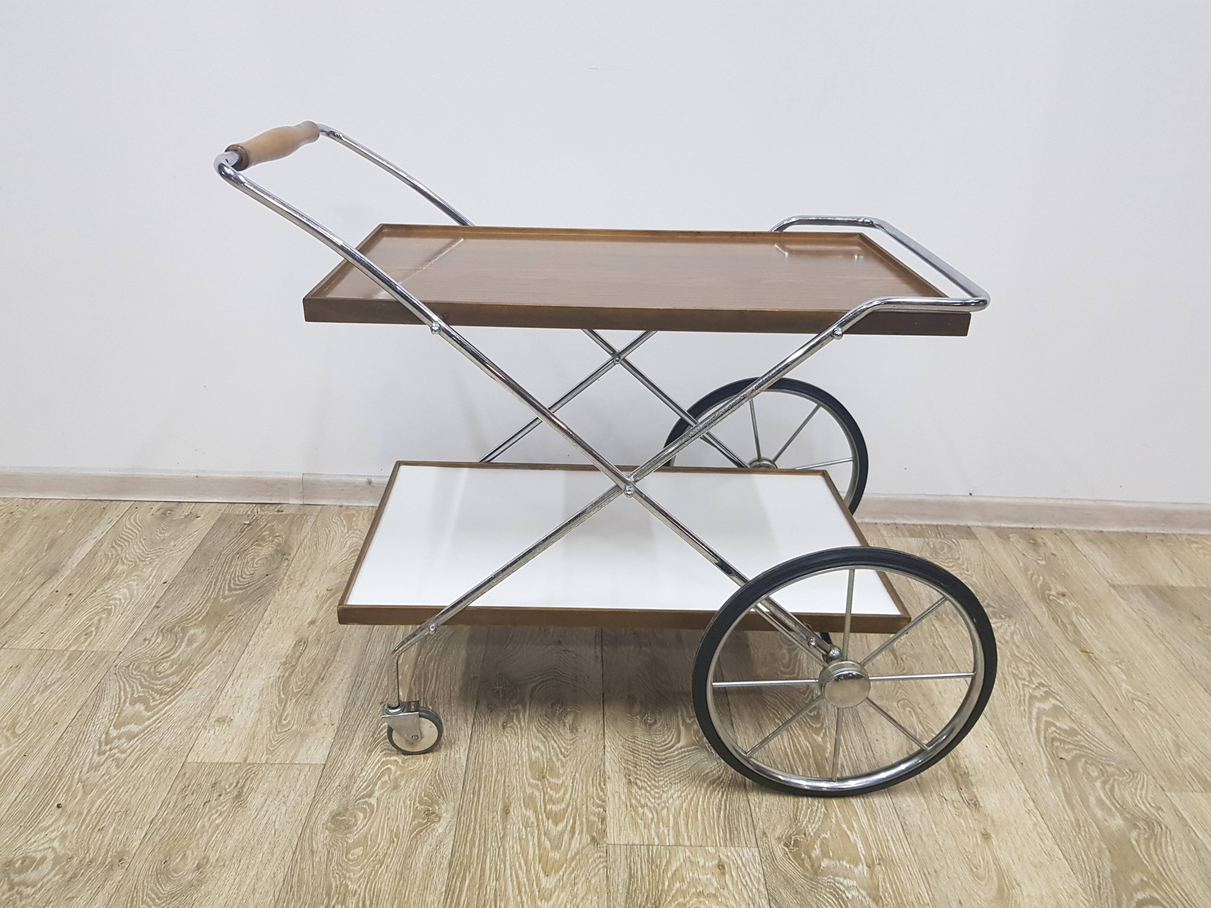Chariot de bar Ilse, années 1960, moderne du milieu du siècle