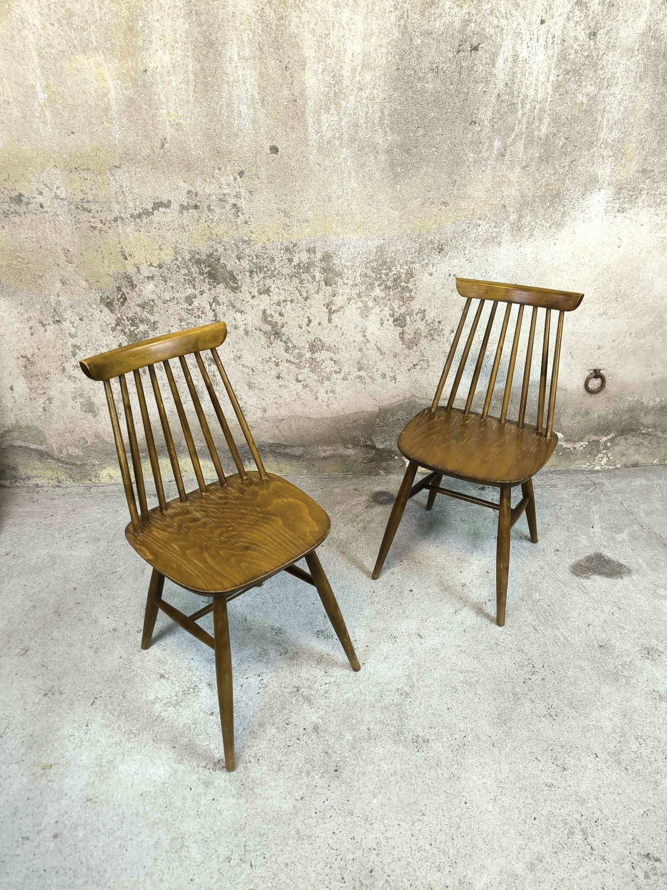 Pair of vintage Scandinavian chairs.