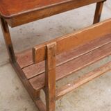 Schoolboy desk desk vintage desk in solid wood