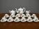 Limoges porcelain tea service – Asian decor "Bird and Peony"