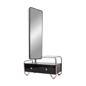 Bauhaus Style Dressing Table, Czechoslovakia, 1940s
