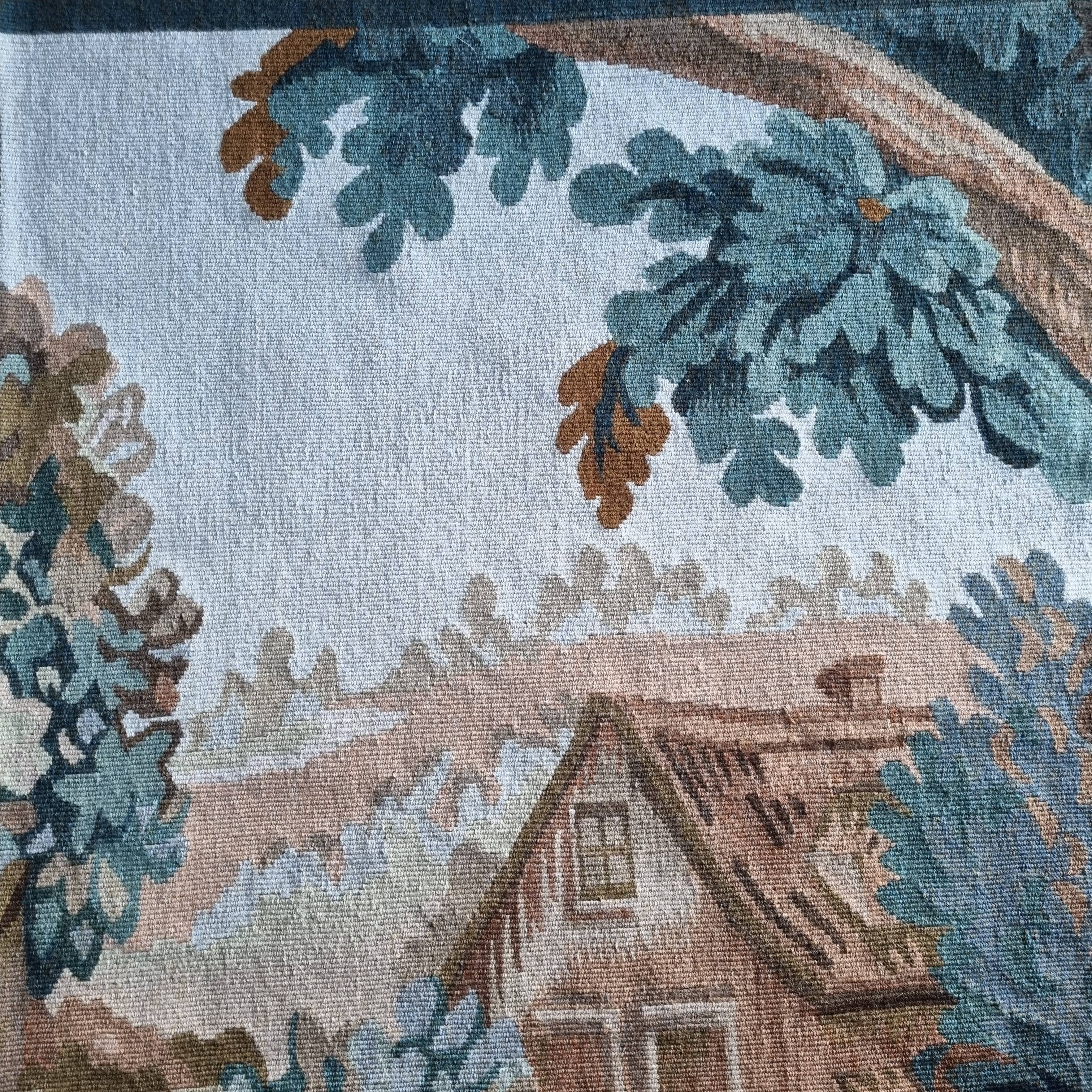 Robert Four Aubusson tapestry 'The refuge'