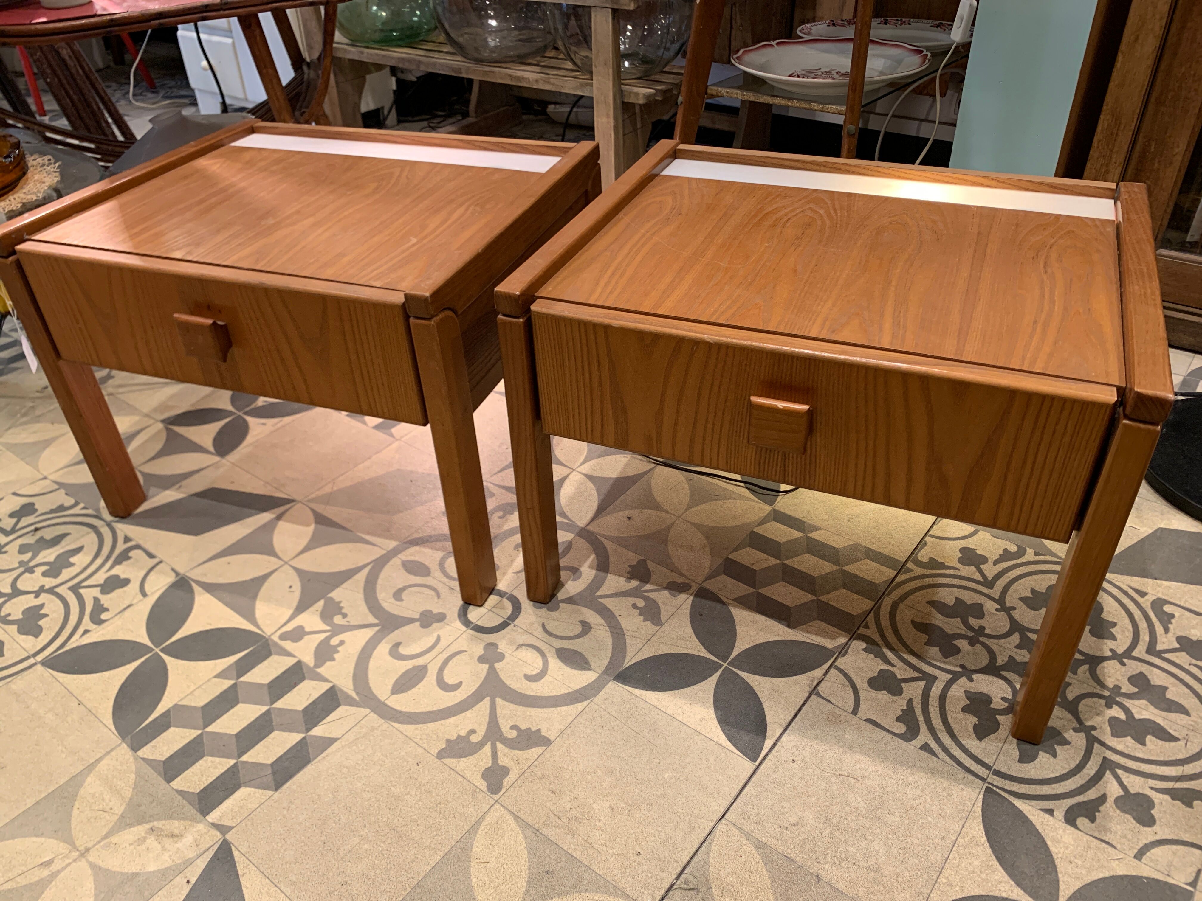 Pair of bedside tables