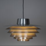 Danish vintage pendant lamp Verona by Svend Middelboe, Lyfa, 1962