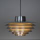 Vintage Danish pendant lamp Verona by Svend Middelboe, Lyfa, 1962
