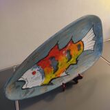 Plat à poisson stylisé 1960
