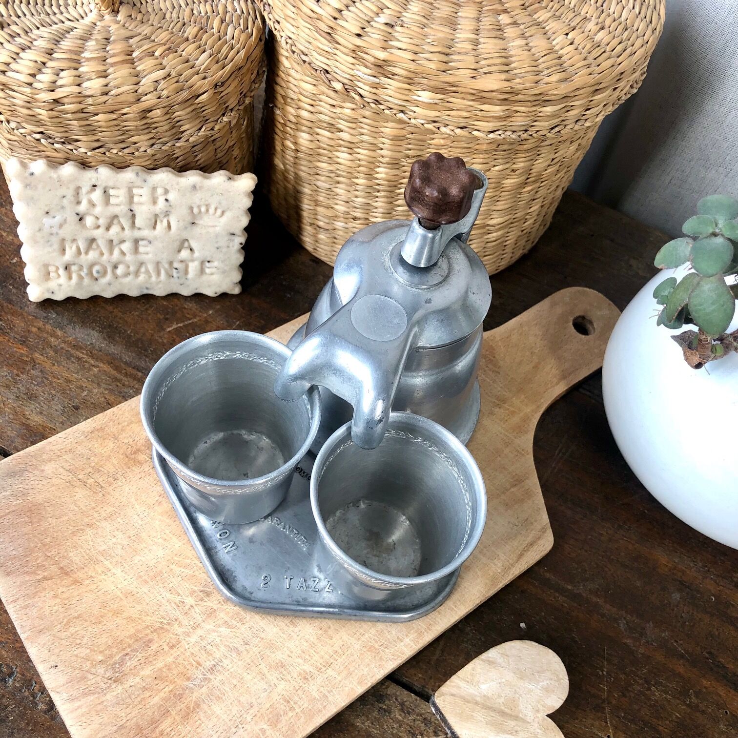 Vintage italian coffee maker "mignon 2 tazze"