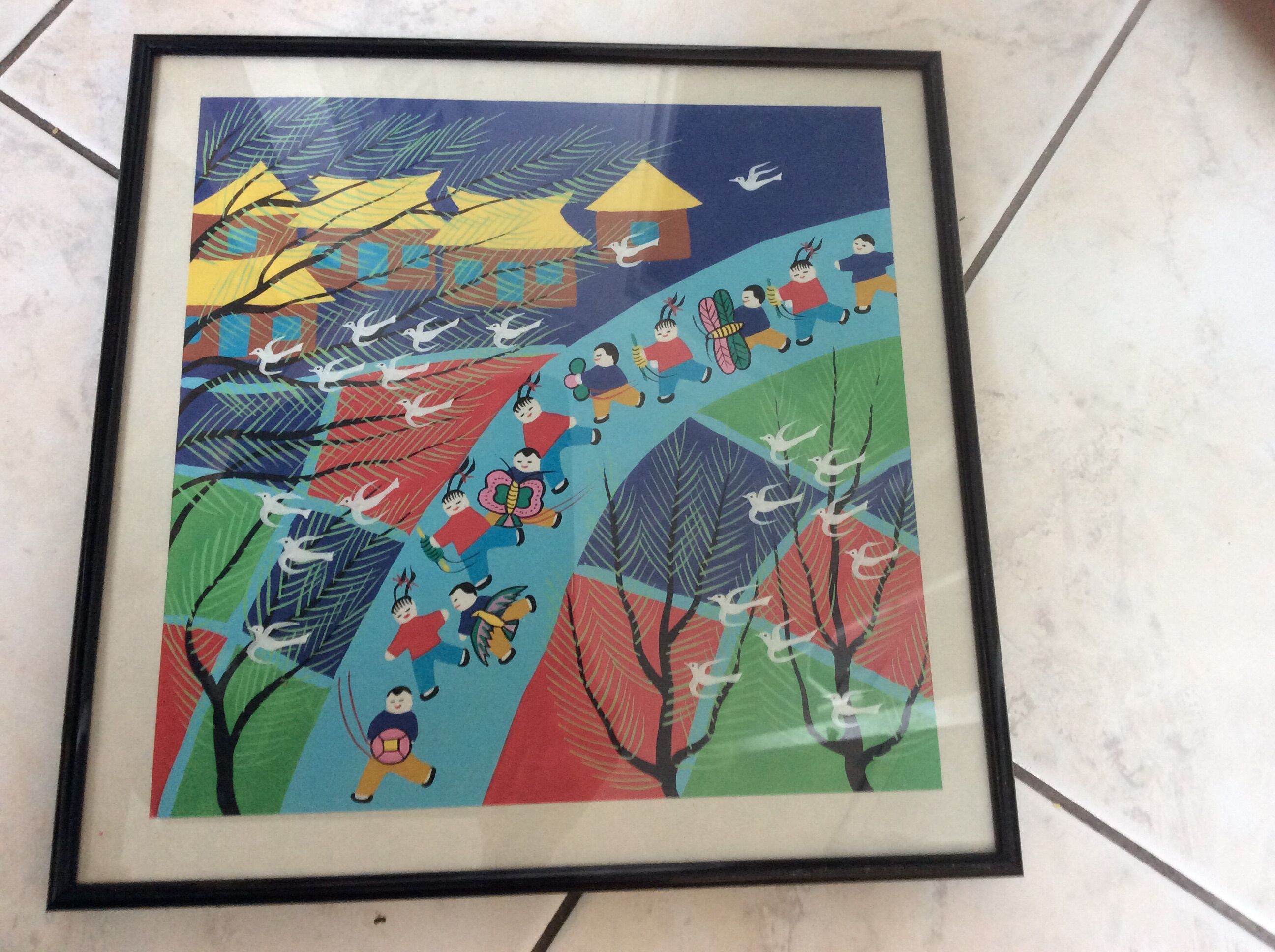 Framed illustration