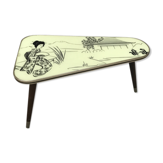 Table d’appoint tripode japonisant 1950