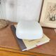 Ceiling light or square wall lamp 25 cm white glass