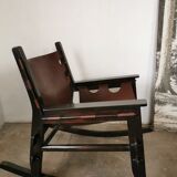 Brutalist rocking chair