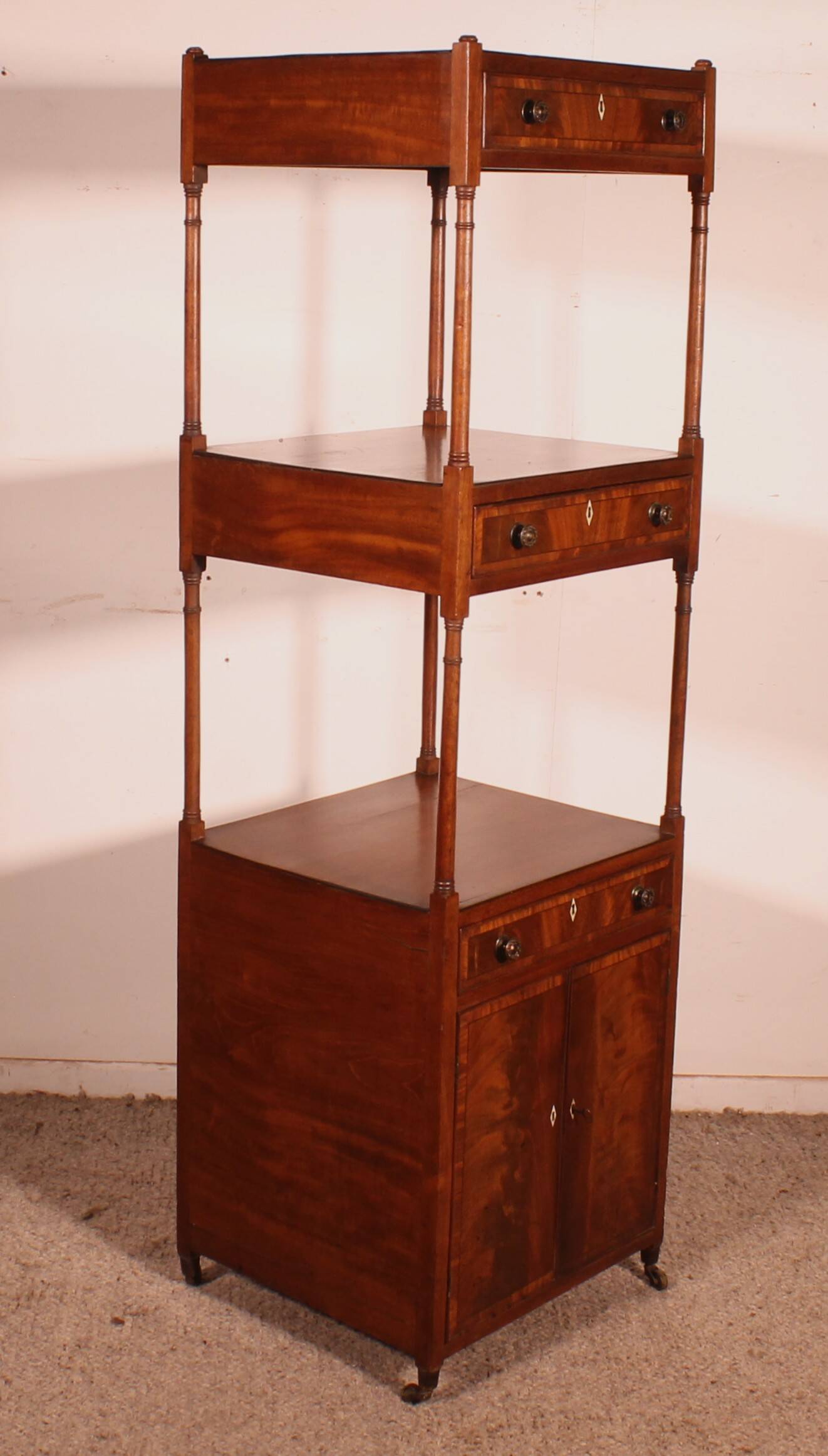 mahogany whatnot shelf circa 1800 George III period