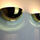 Pair of Regency wall lamps by GS, Demi-lunes, Germany, 1970