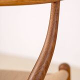 4x Hans J. Wegner Oak CH24 Wishbone Chair, 1980s Denmark