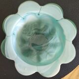 Pot en verre bicolore