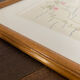 Lithograph, double profiles, Jean Cocteau