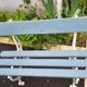 2-seater cast iron garden bench from the 19th century