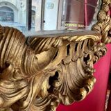 19th Century Florentine Eclectic Gilt Wood Mirror with Cinematic Provenance