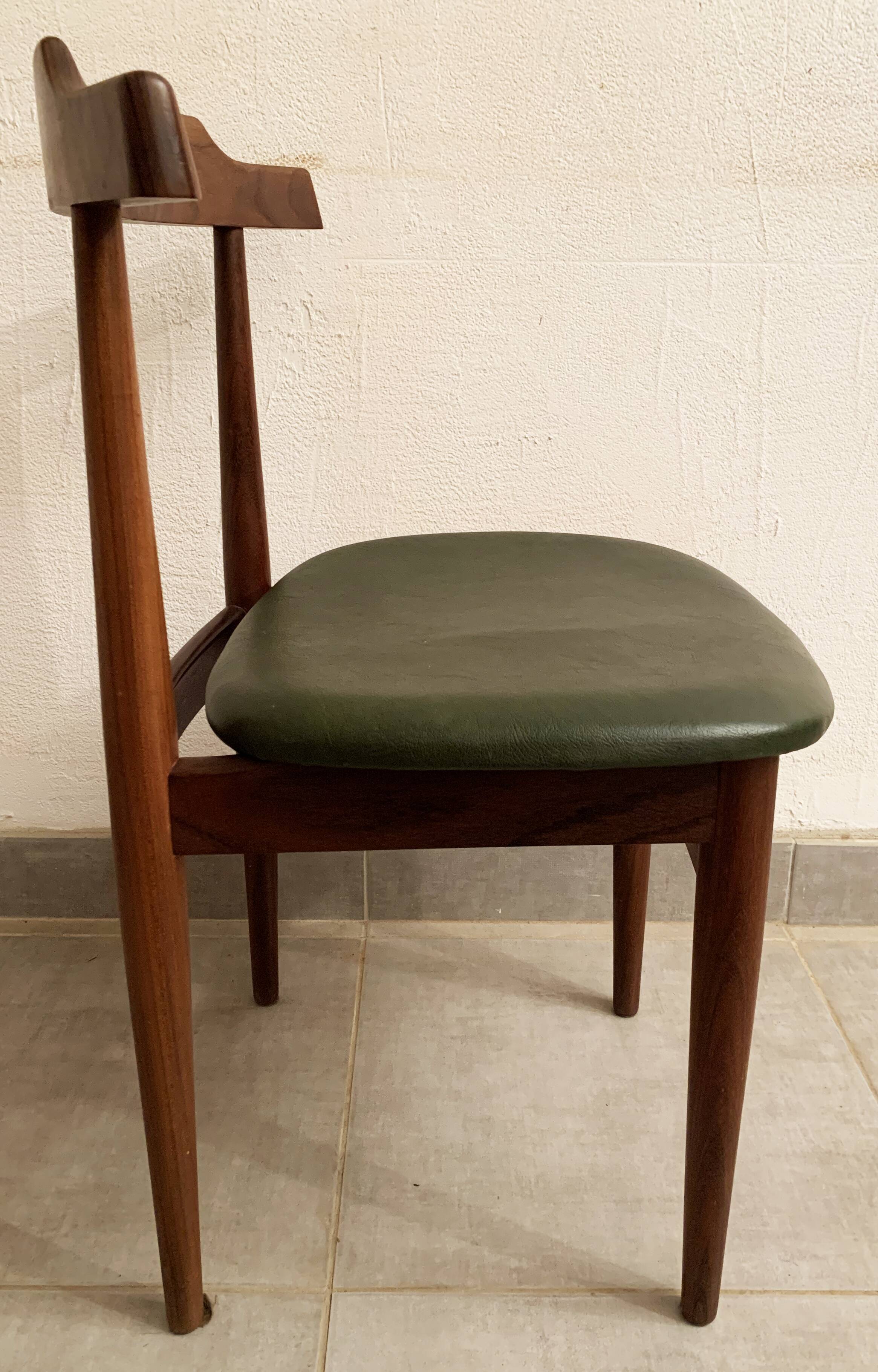 Ensemble de 6 chaises danoises de Hans Olsen pour le fabricant Frem Røjle