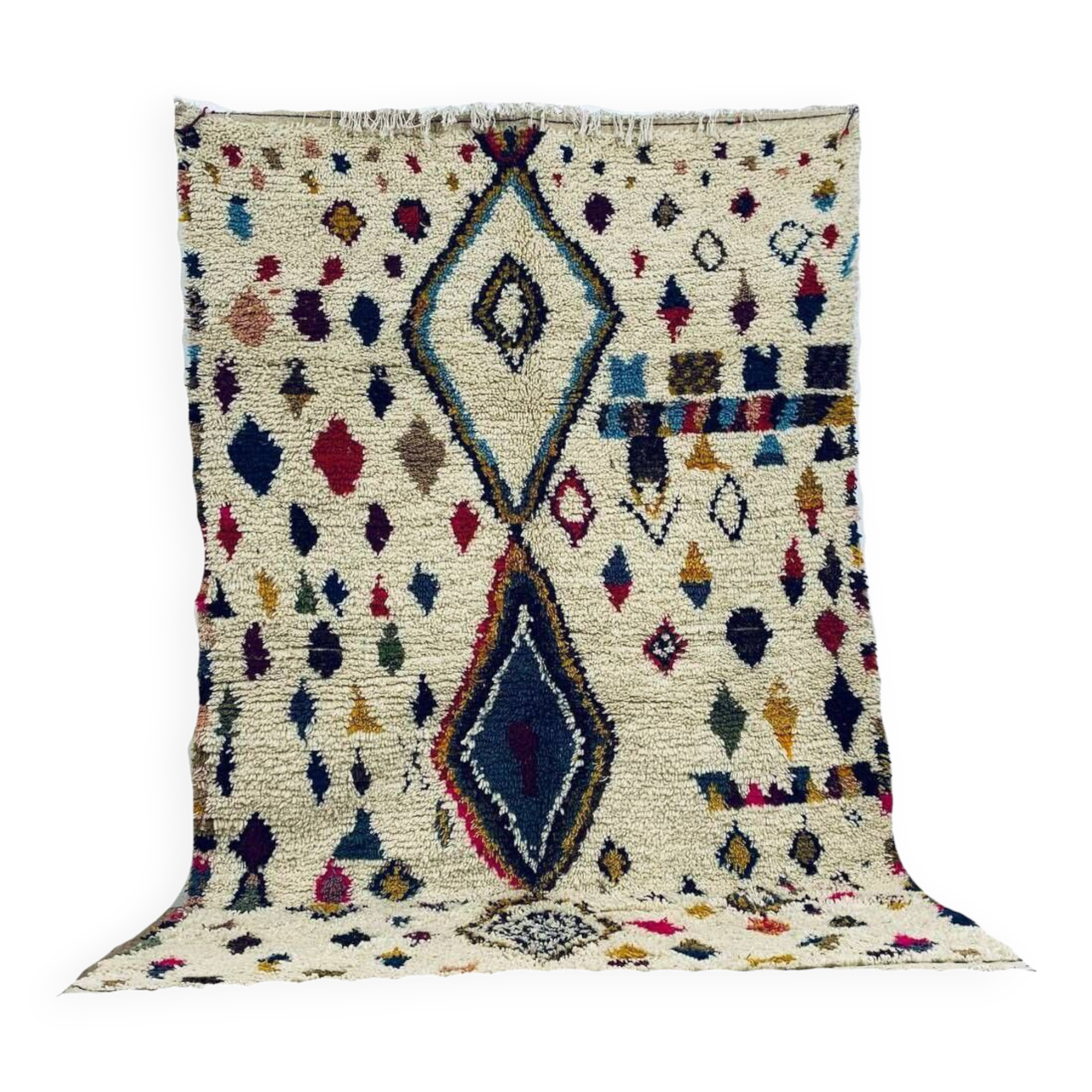 Handmade Moroccan Berber rug 245 x 154 cm