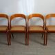4 chaises Gondole de Baumann, années 70