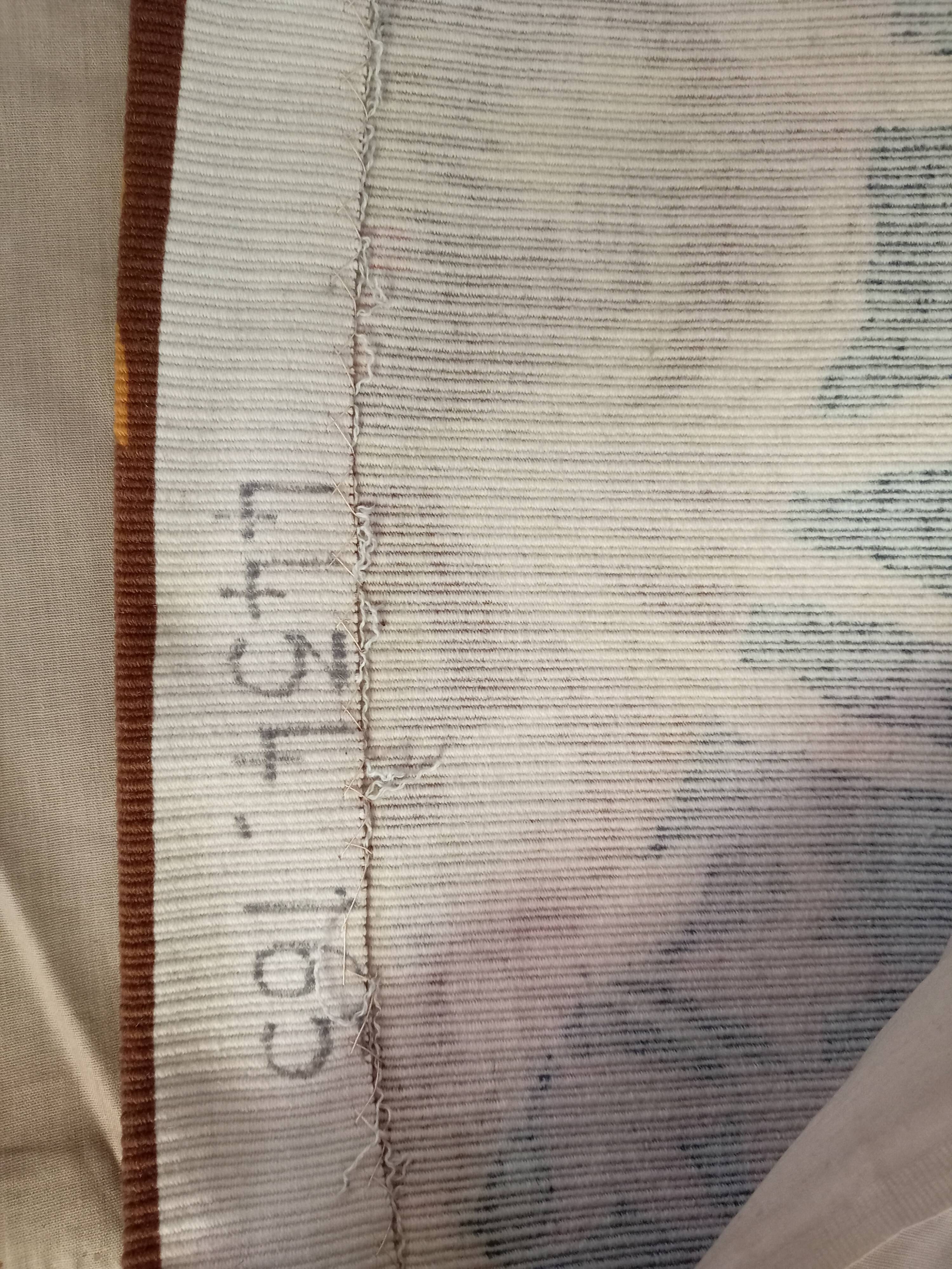 Maria Mesterou wall tapestry, the magic tree, 70s