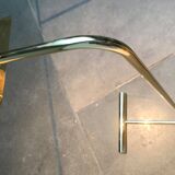 Mid-century floor lamp with counterweight in brass, 1960s