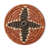 Underflate, wall basket, braided fibers, braided, tribal, African