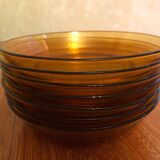 Set of 7 Vereco soup plates