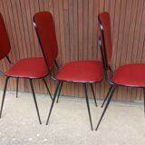 Red skai vintage chairs