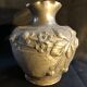 Embossed pewter vase with floral motifs 1930