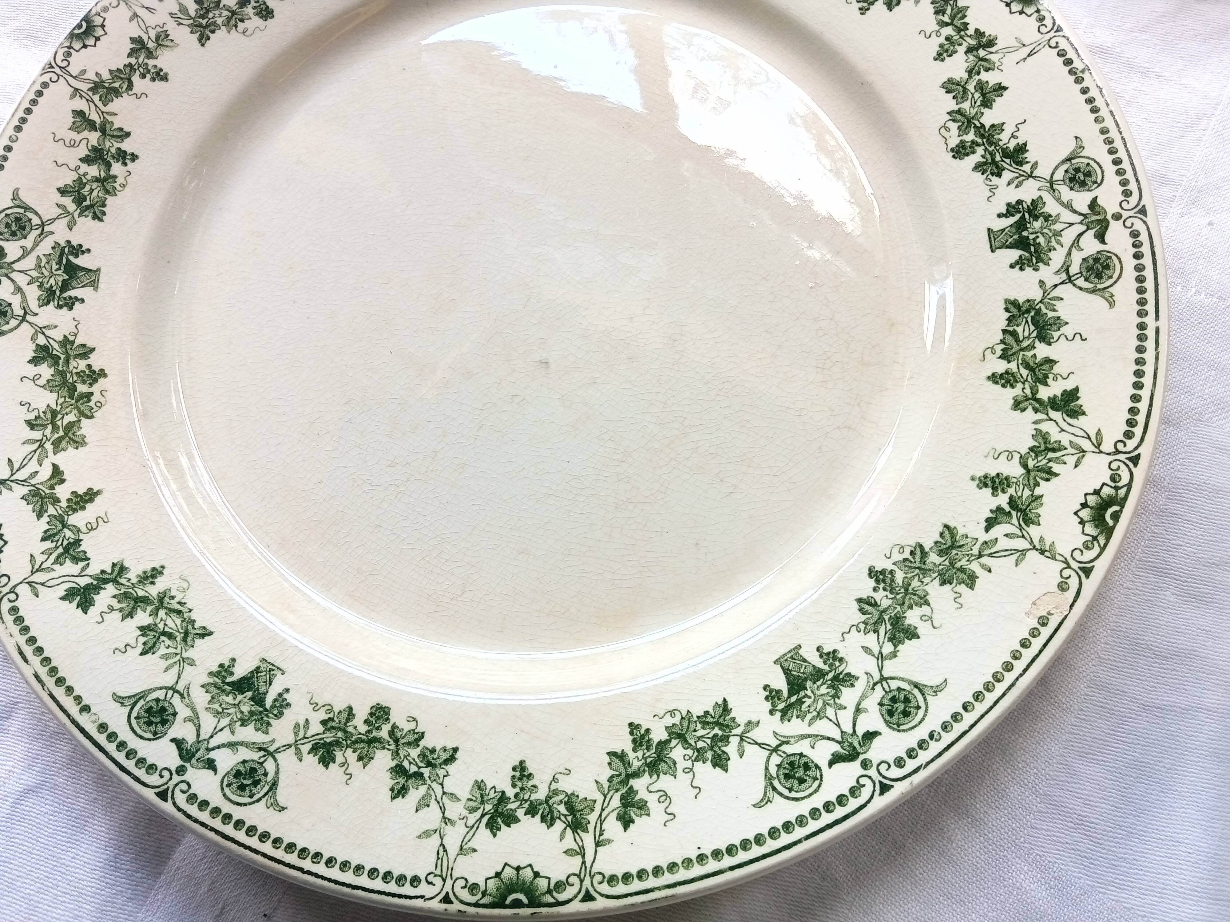8 plates flat Champagne Salins
