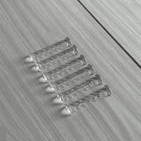 Set of 6 twisted crystal knife holders