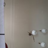Mirror "rear-view mirror" of the 50s/60s, 74x34 cm