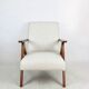 Vintage B-310 VAR white structured bouclé armchair 1970s - 2 pieces available