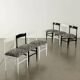 Vintage Jungle Collection chairs in velvet and wood, Italy, 1950s-1960s.