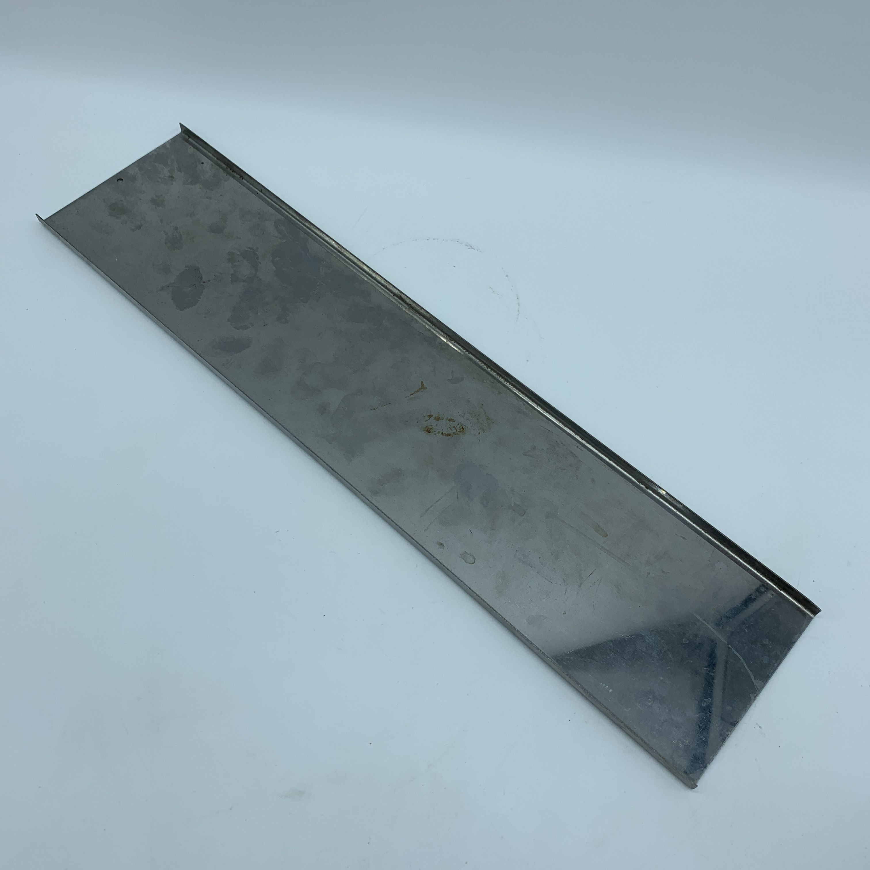 Alsthom CSEE vintage 1970s brushed stainless steel calendar