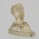 Sculpture Adolfo Cipriani (1880-1930) bust woman alabaster marble