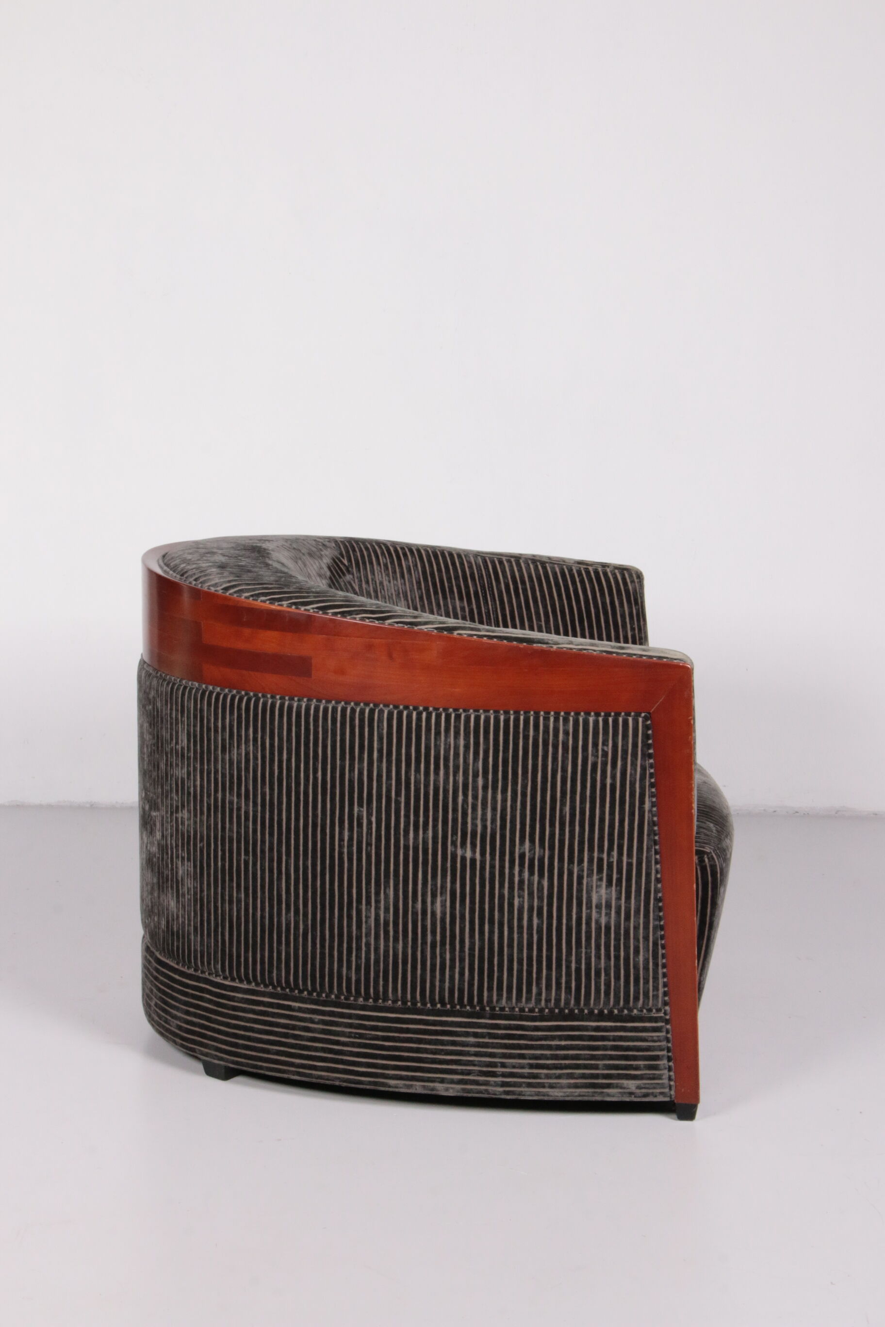 Art Deco Set of 3 Armchairs Frits Schuitema with table 1980s