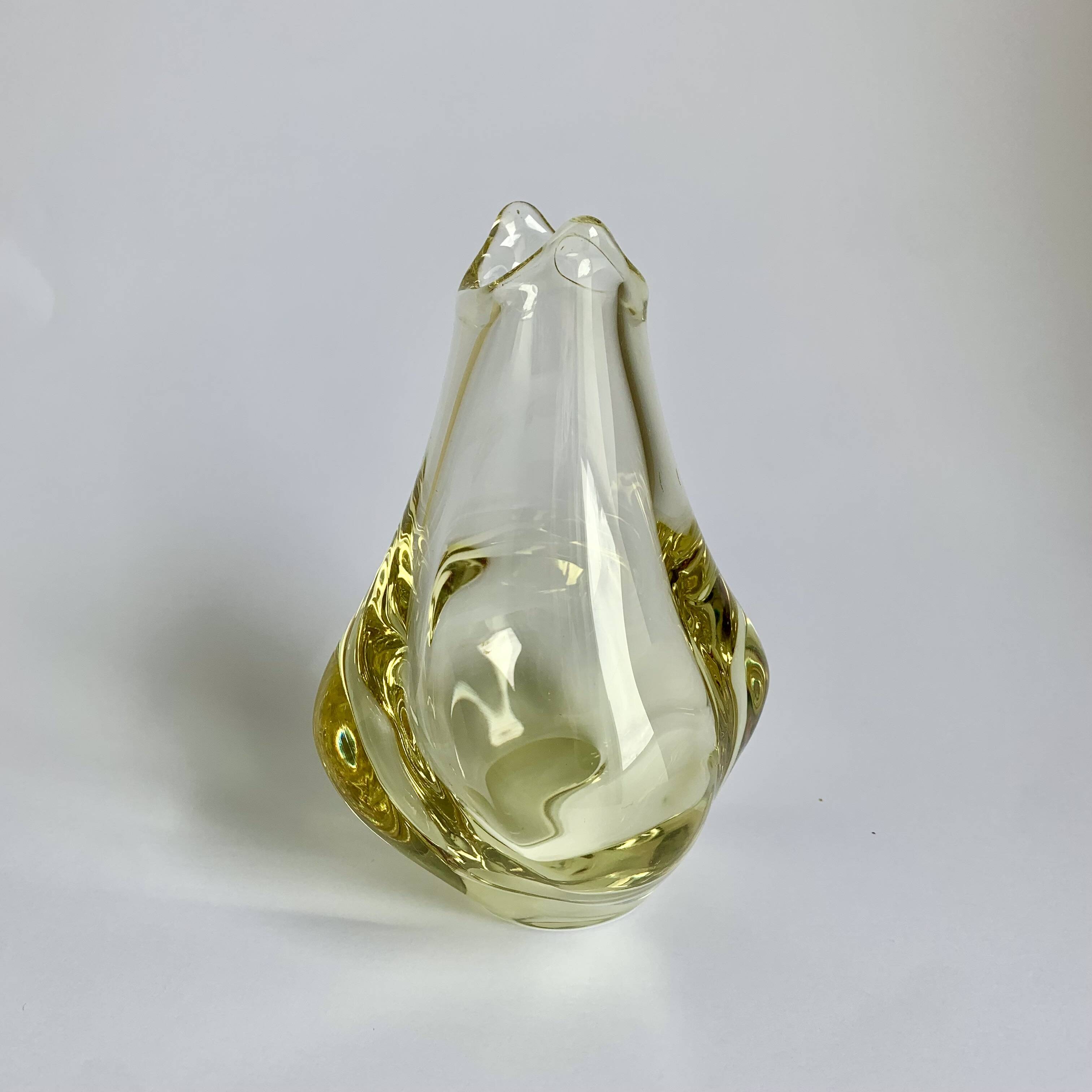 Vase by M. Klinger for Bohemian Glass, Czechoslovakia, 1960s