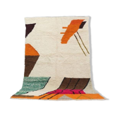 Tapis en laine fait main coloré taille 150 x 250 cm