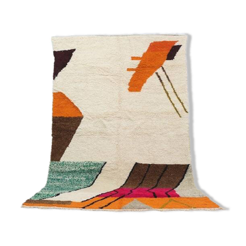 Tapis en laine fait main coloré taille 150 x 250 cm