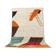 Colorful handmade wool rug, size 150 x 250 cm