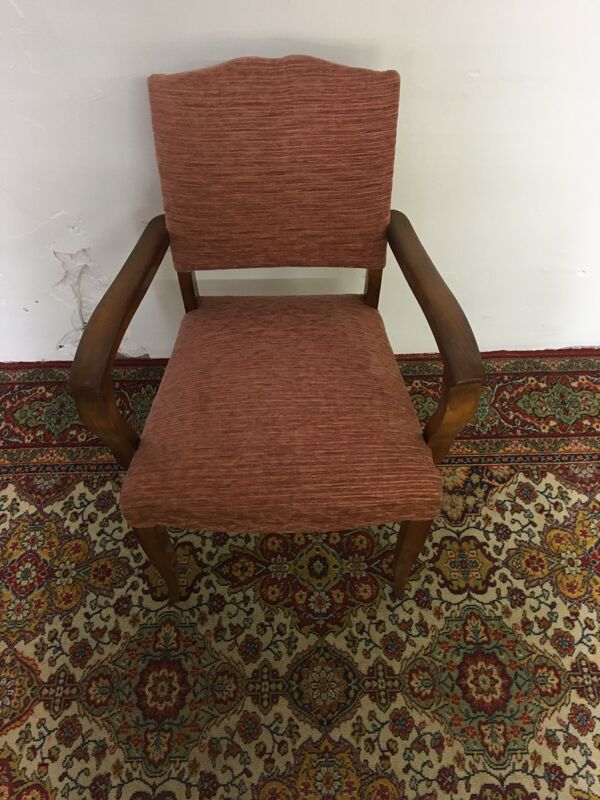 Fauteuil bridge moustache art déco