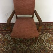 Armchair bridge mustache art deco