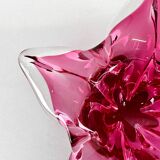 Bol en verre artistique vintage de Josef Hospodka pour Chribska Glassworks, années 1960